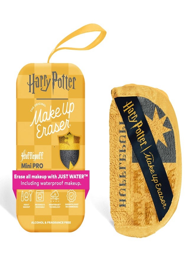 Makeup Eraser The Original MakeUp Eraser Mini PRO, Erase All Makeup With Just Water, Including Waterproof Mascara, Eyeliner, Foundation, Lipstick, Sunscreen and More! Chic Harry Potter Hufflepuff, 1ct. - Image 1